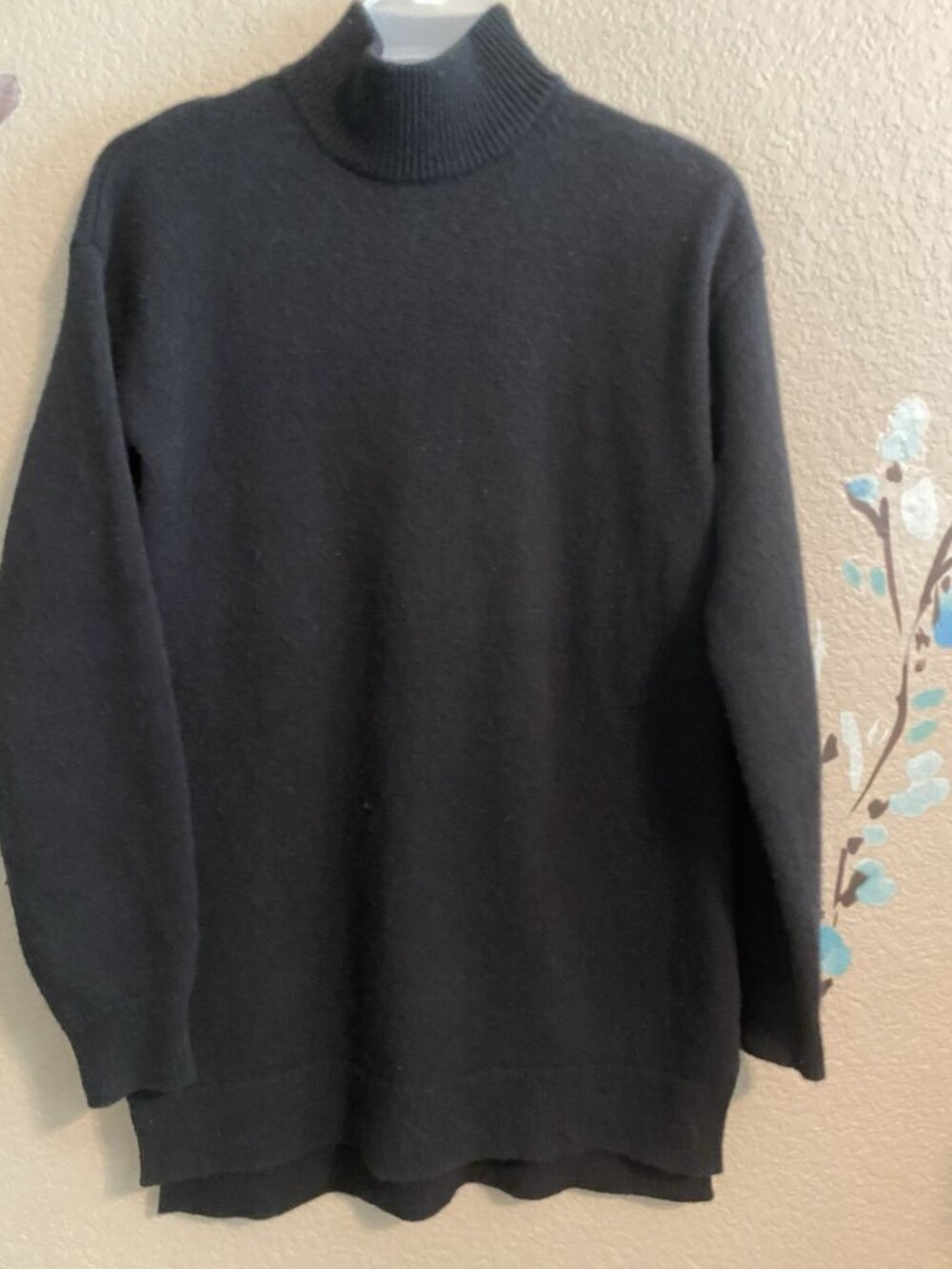 Halogen Wool And Cashmere Black Sweater S